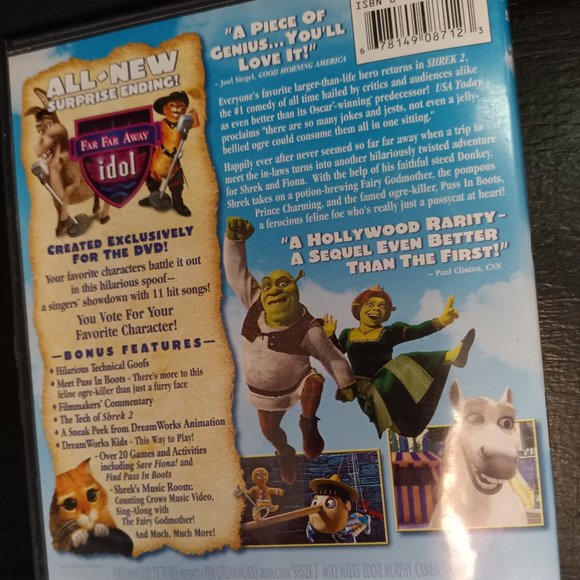 SHREK 2 KIDS DVD MOVIE - Picture 2 of 3